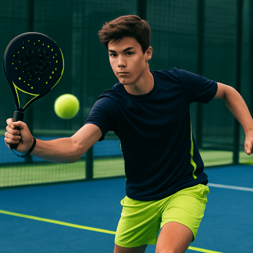 Padel action