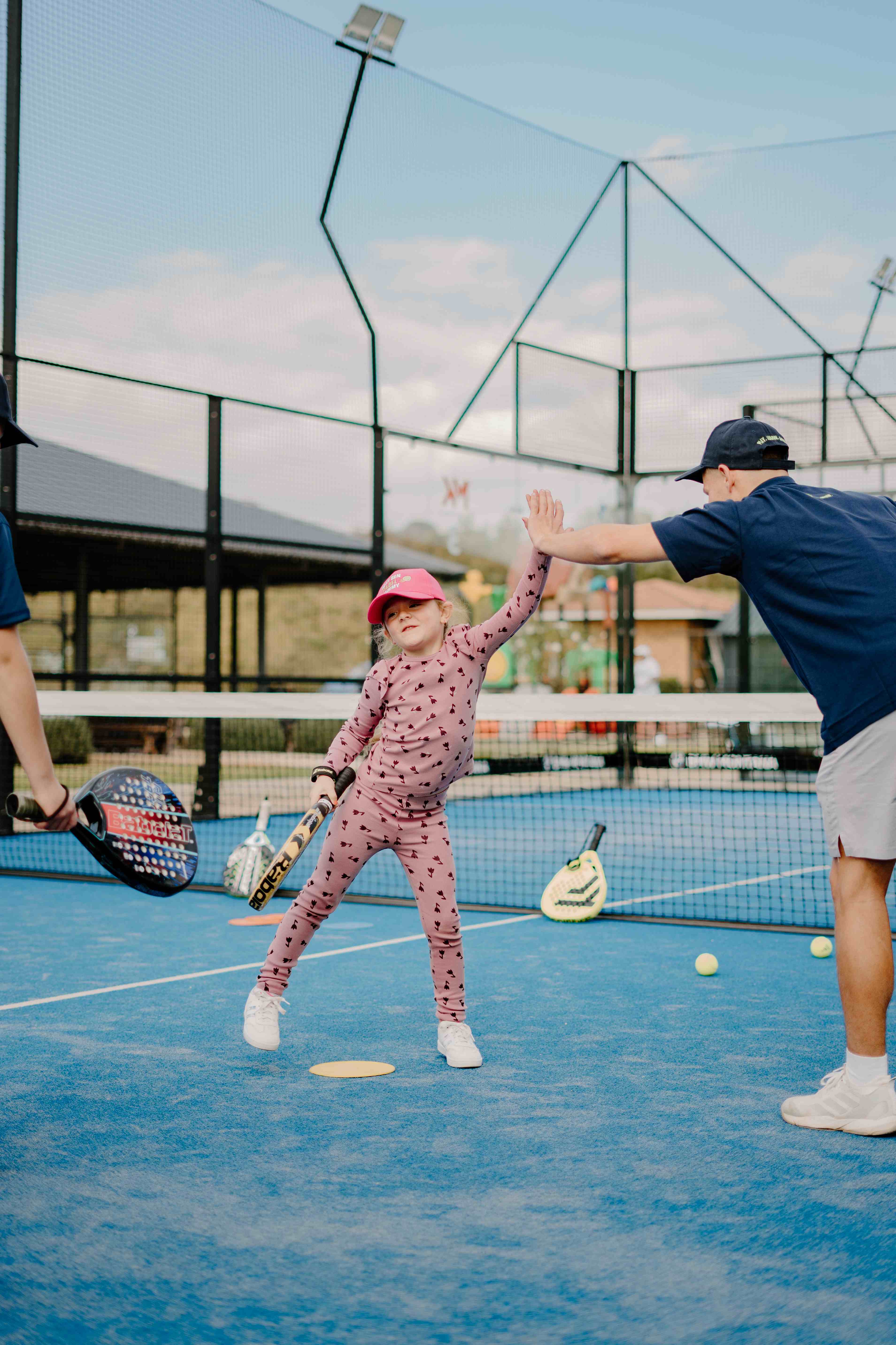 NextGen Padel Academy coach working with junior players in Pretoria